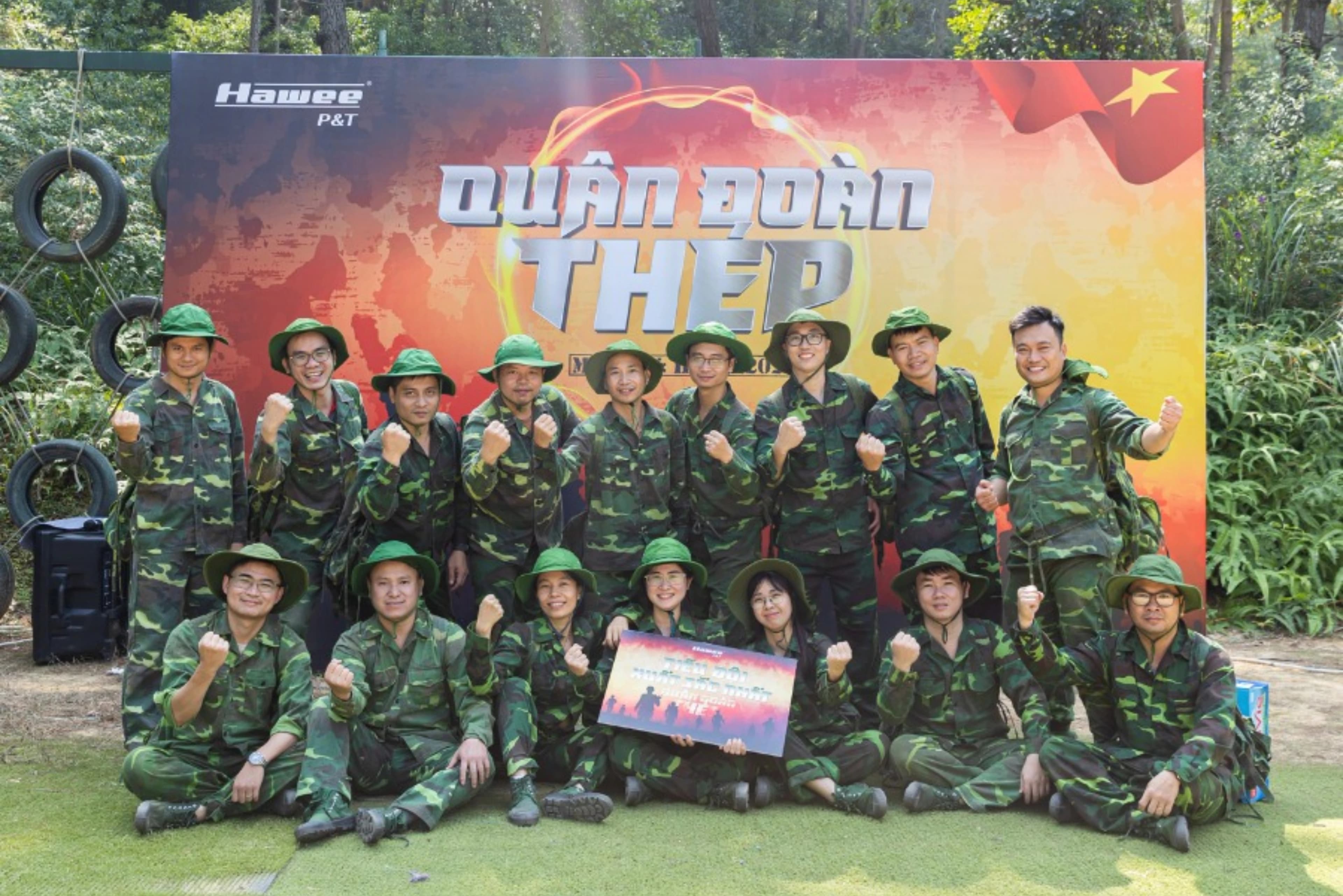 TỔ CHỨC TEAM BUILDING
 QUÂN ĐỘI
